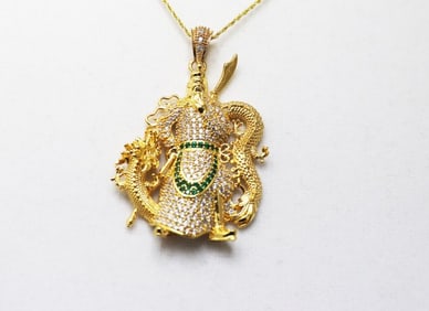 Fashion Jewelry Creation, Diamond18k W/G Overlay