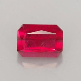 Loose Ruby Octagon Shape 1.37Ct 6.8x4.5x3.3 mm