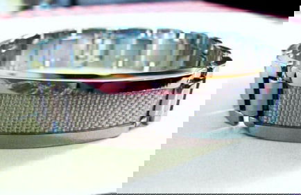 Men ID Bracelet Tungsten Carbide Carbon Fiber