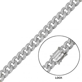 Man's Creation Diamond 15.80 CT 18k W/g Overlay 925