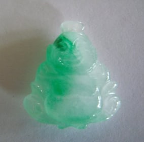 Natural Jade Buddha Figurine Pendant Grade B