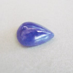 Tanzanite Cabochon Pear Shape 7.07Ct 14.7x10x6.2 mm