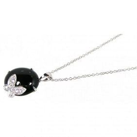 Creation, Diamond/Onyx 18k W/g Overlay 925