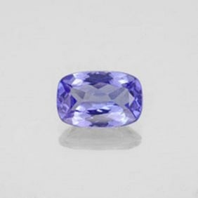 Loose Tanzanite Chushion Shape 4.11Ct 12x 7.7x4.9mm