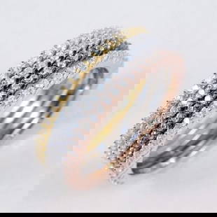 Creation Diamonds Rings 18k Multi Color: Gold Over: Creation Diamonds 4 rings high quality items Clarity: VVS Color: F Cut: Brilliant Stone: .30 carat for each ring Item: Eternity Band Quantity: 4 Setting name: Micro Pave 18k white /black Antique