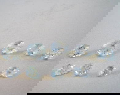 Natural Light Green Blue Aquamarine Mix Lot 10.85Ct: Gem Type:Natural Light Green Blue Aquamarine 10 Pieces Weight: 10.85 carat Shape:Oval-Round Facet Clarity: VS-SI,Color:Royal/Blue,Treatment:None Hardness:7.5 Measurement:10x8/9x7/8x6/7x5/6x4/5x3 mm Bi