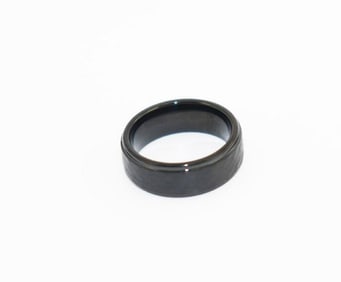 Man’s Tungsten Ring Size 10 Black