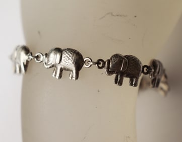 Elephant Bracelet Antique Handcrafts/925 Sliver