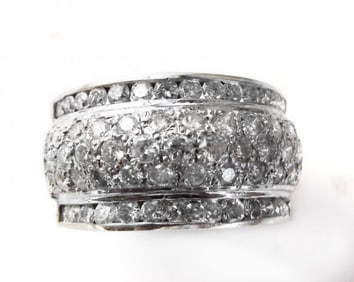 Woman's Diamond Ring 1.72Ct 14k Yellow Gold