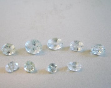 Natural Light Green Blue Aquamarine Mix Lot 10.85Ct