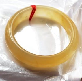 Natural Jadeite Jade Bangle Grade B Size 7.5