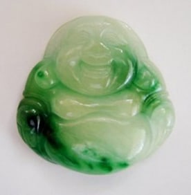 Buddha God Pendant Natural Jade Grade A