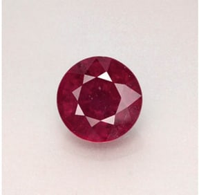 Loose Ruby Round 1.81Ct 6.8x4.2 mm