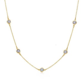 Creation, Diamond Pazel Chain 14k Y/G overlay