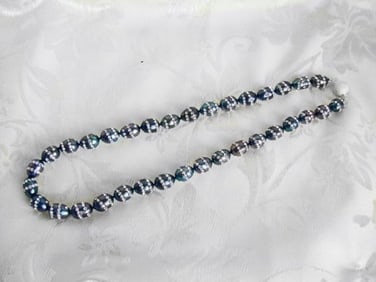 Necklace Culture Pearl Creation Diamond 44.20Ct/17.5"