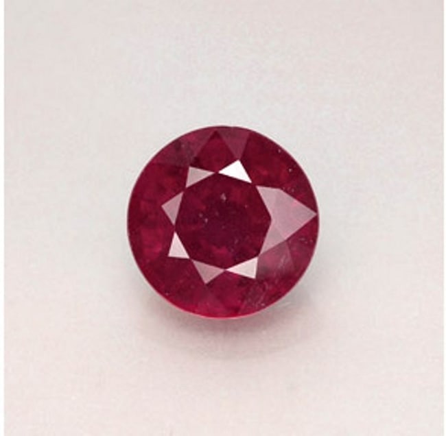 Loose Ruby Round 1.81Ct 6.8x4.2 mm - 2