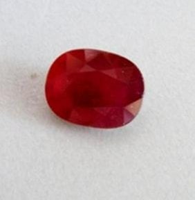 Natural Ruby Oval Shape 6.73Ct 13.4x10x4.4mm (1 of 1)