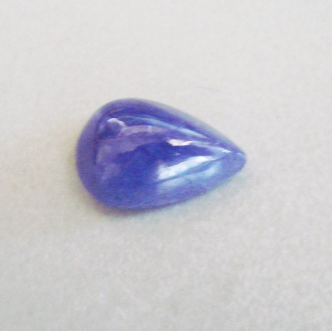 Tanzanite Cabochon Pear Shape 7.07Ct 14.7x10x6.2 mm (1 of 3)