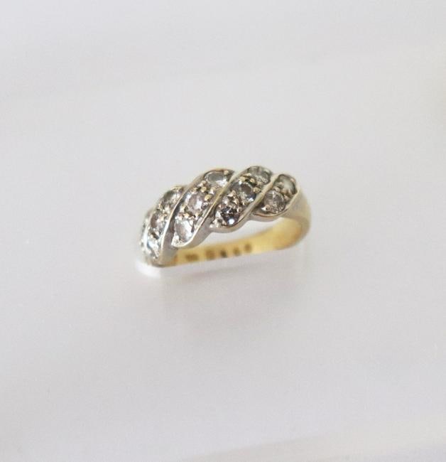 Anniversary Diamond Ring 1.04 CT 18k Yellow Gold (1 of 3)