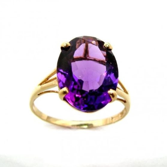 Amethyst Ring 4.10 Carat 14K Y/g (1 of 3)