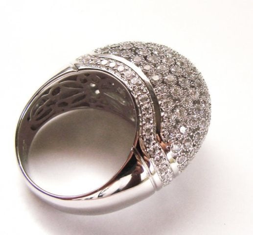 Antique Ring Creation Diamond 2.20Ct 18k W/g Over: Gem Type: Creation Diamond High Quality Item Item: Ring Quantity: 1 Diamond Creation Weight: 2.20 carat Clarity: VVS1 Color D-E Setting name: Micro Pave 18k white gold overlay of 925 silver Weig