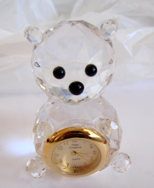 New Creative Quartz Clock Crystal 18k Y/g Filled - 2