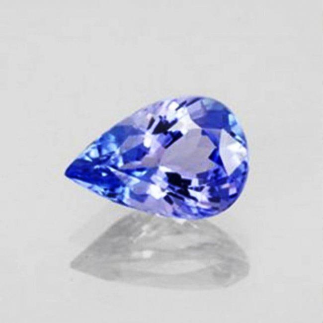 Loose Tanzanite Pear Shape 1.64CT 9.7X 6.8 X 4.3 mm (1 of 2)