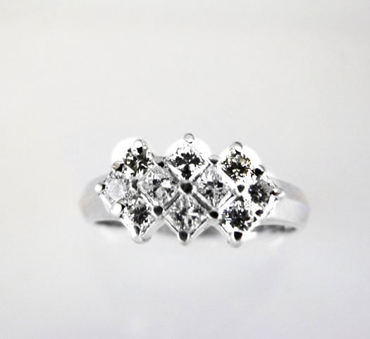 Anniversary Diamond Ring .76Ct 14k W/g (1 of 5)