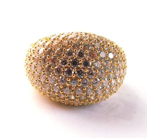 Creation Diamond Ring 3.15Ct 18kY/g Over: Gem Type: Beautiful Creation Diamonds High Quality Item Item: Ring (Size: 6) Creation Diamond Weight: 3.15 carat (Clarity: VVS1, Color: D) 18k Yellow gold overlay of 925 silver Weight: 9.30 grams
