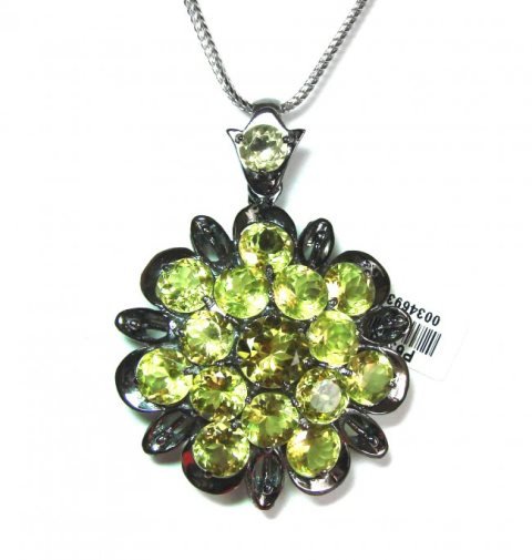 Natural Lemon Topaz Pendant 40.55ct 18k B/g Overlay: Gems Type: Natural Ruby, Emerald, Blue Sapphire High Quality Item Hand made by Handicraft Item: Brooch Ruby/Pink, Light color Emerald, Dark Blue Sapphire Clarity: SI1-SI3 Color: Mulch-Colored Treatmen