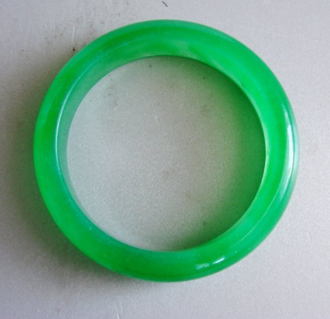 Natural Jadeite Jade Bangle Grade A Size: 7.25 (1 of 3)