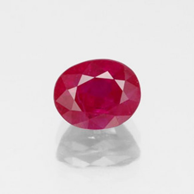 Loose Ruby Oval Fecet  1.26Ct 7.1x6.2x2.7mm (1 of 1)