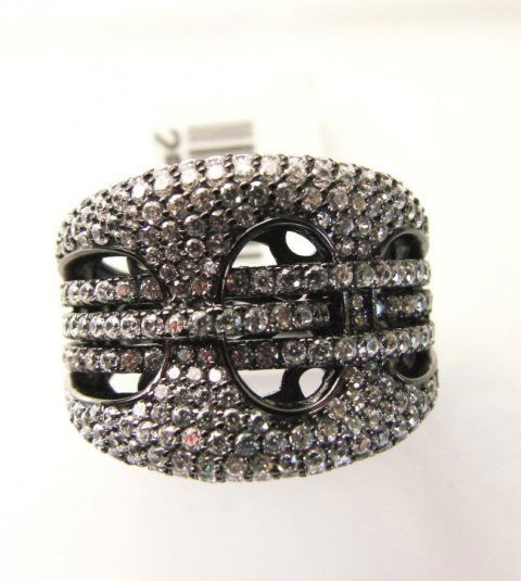 Creation Diamond Ring 2.50Ct 18k B/g Overlay (1 of 5)