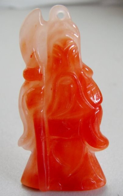 Guangong Pendant Natural Jade B (1 of 4)