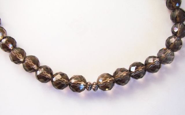 Natural Smoky Topaz Necklace 10mm 273.50Ct SZ 16" (1 of 5)