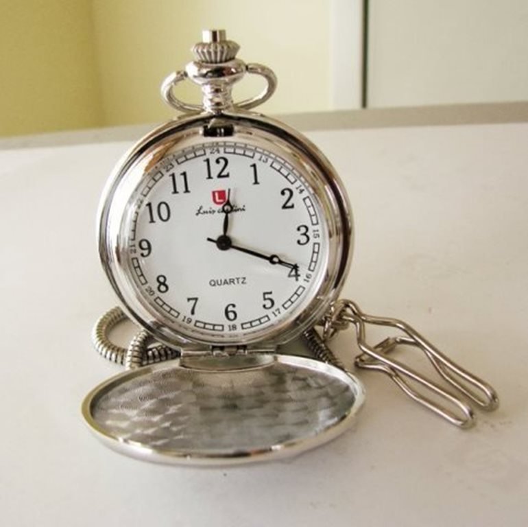 Pocket Watch 'L' Luis Cardini 18k Y/g Overlay (1 of 3)