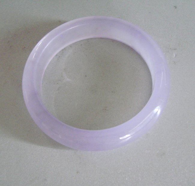 Natural Jadeite Jade Bangle Grade B Size 7 (1 of 3)