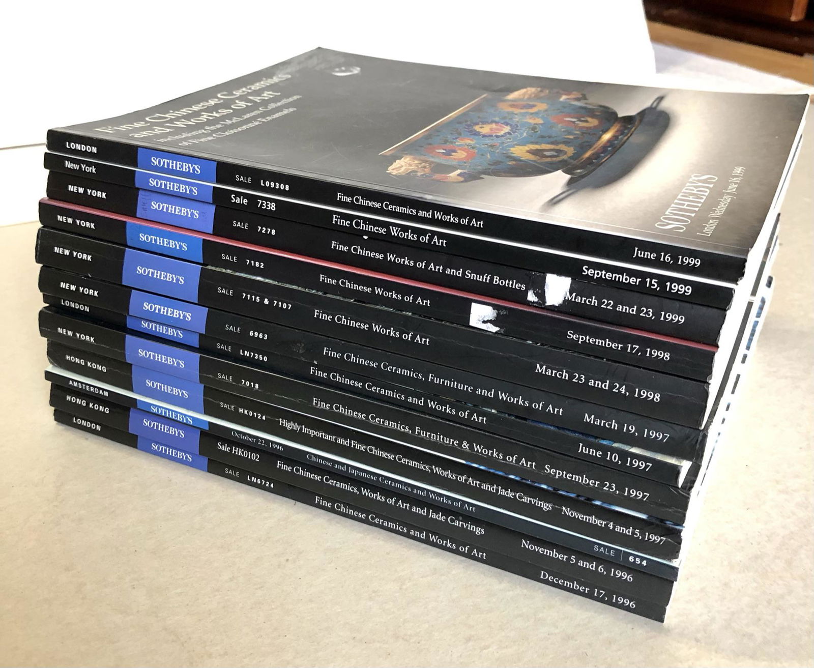 12 Sotheby's Catalogs for Chinese Works of Art (1 of 4)