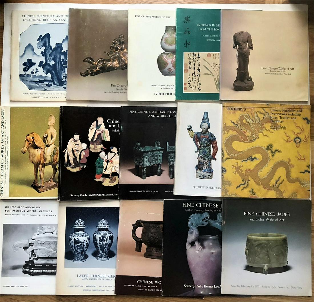 15 Auction Catalogs of Chinese Works of Art 1980s (1 of 1)