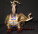 A Chinese Gilt and Enamel Silver Elephant - 2