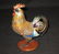 A Chinese Enameled Silver Rooster