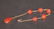 A Chinese Carved Red and White Agate Beads Bracelet - 3