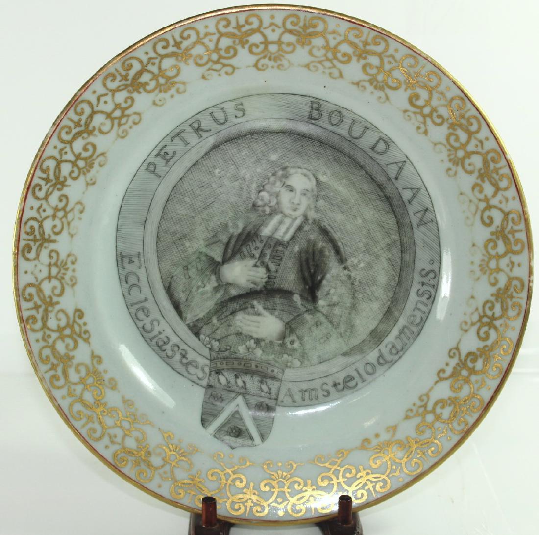 A Chinese grasaille plate for dutch market (1 of 5)