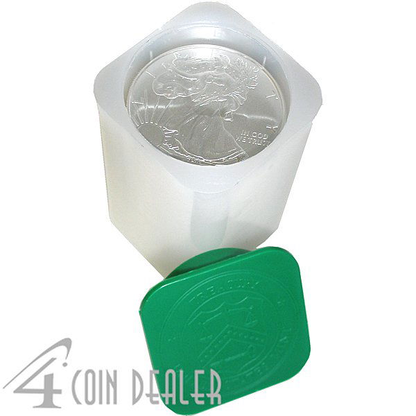 (20) Silver American Eagles - Brilliant Uncirculated: 20 (Twenty) Silver American Eagle Coins by The United States Mint. Each Silver Eagle Coin Has a Legal Tender Value of $1 (One Dollar) and Contains 1 Oz of .999 Fine Silver. 1 (One) Unopened Roll of 20