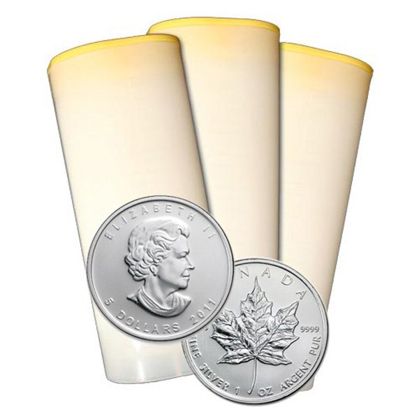 (75) Silver Maple Leafs - Brilliant Uncirculated