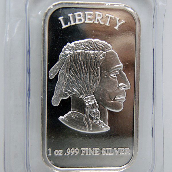 2012 1 Oz Buffalo Design Silver Bar .999 Fine: 2012 1 Oz Buffalo Design Silver Bar .999 Fine. Made in USA.