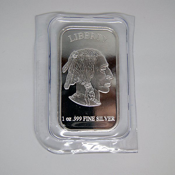 2012 1 Oz Buffalo Design Silver Bar .999 Fine: 2012 1 Oz Buffalo Design Silver Bar .999 Fine. Made in USA.