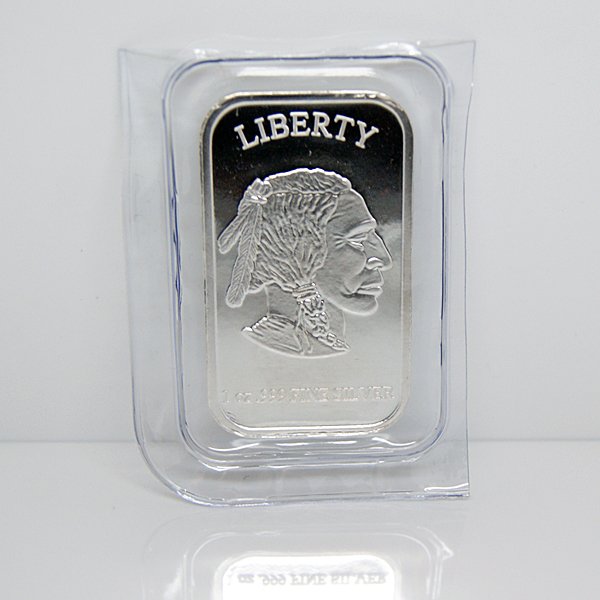 2012 1 Oz Buffalo Design Silver Bar .999 Fine: 2012 1 Oz Buffalo Design Silver Bar .999 Fine. Made in USA.