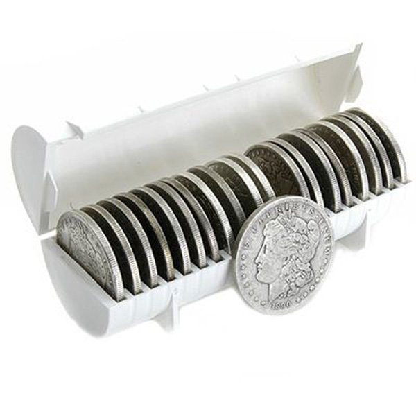 (10) Morgan Silver Dollars: 10 (Ten) Morgan Silver Dollars by The United States Mint. 10-Coin Set Comes in AG (Almost Good) to VF (Very Fine) Condition. Dates are Based on in Stock Inventory and are Our Choice!