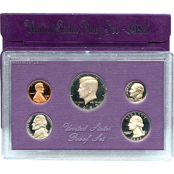 1985-S United States Proof Mint Set: 1985-S United States Proof Mint Set